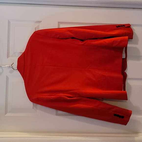 Express One Button Red Blazer size 8 EC - Picture 8 of 12